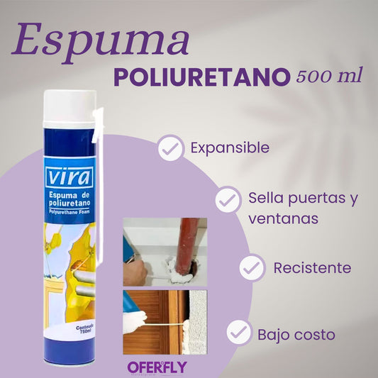 Espuma Expansiva Poliuretano Spray 500ml